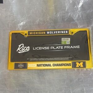 Michigan Wolverines License Plate Frame